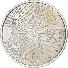 France, 10 Euro, 2009, Silver, MS(64), Gadoury:EU337, KM:1580
