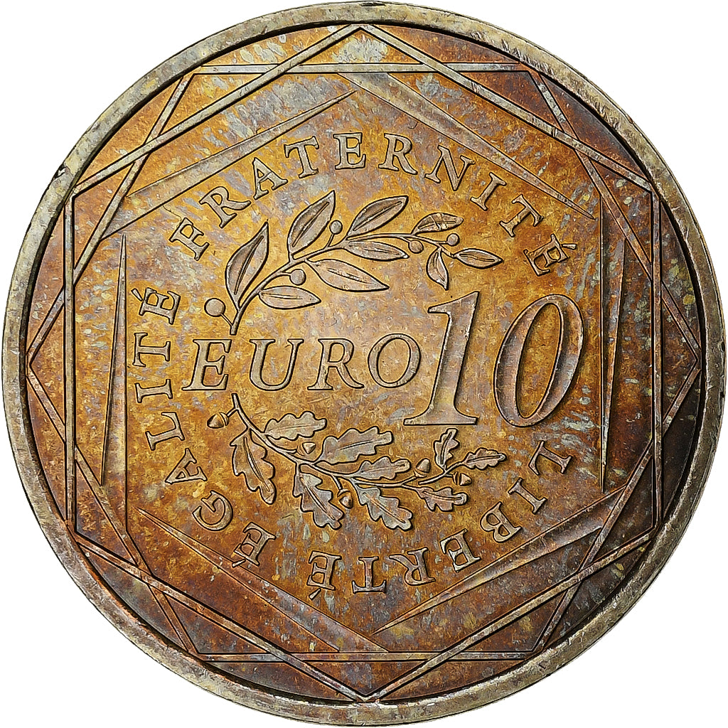France, 10 Euro, 2009, Silver, AU(55-58), Gadoury:EU337, KM:1580