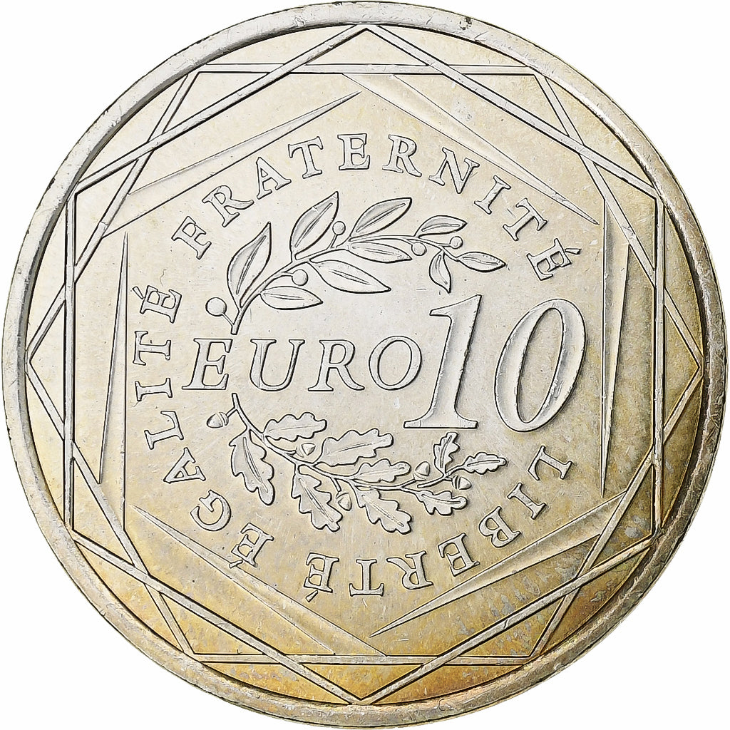 France, 10 Euro, 2009, Silver, MS(60-62), Gadoury:EU337, KM:1580