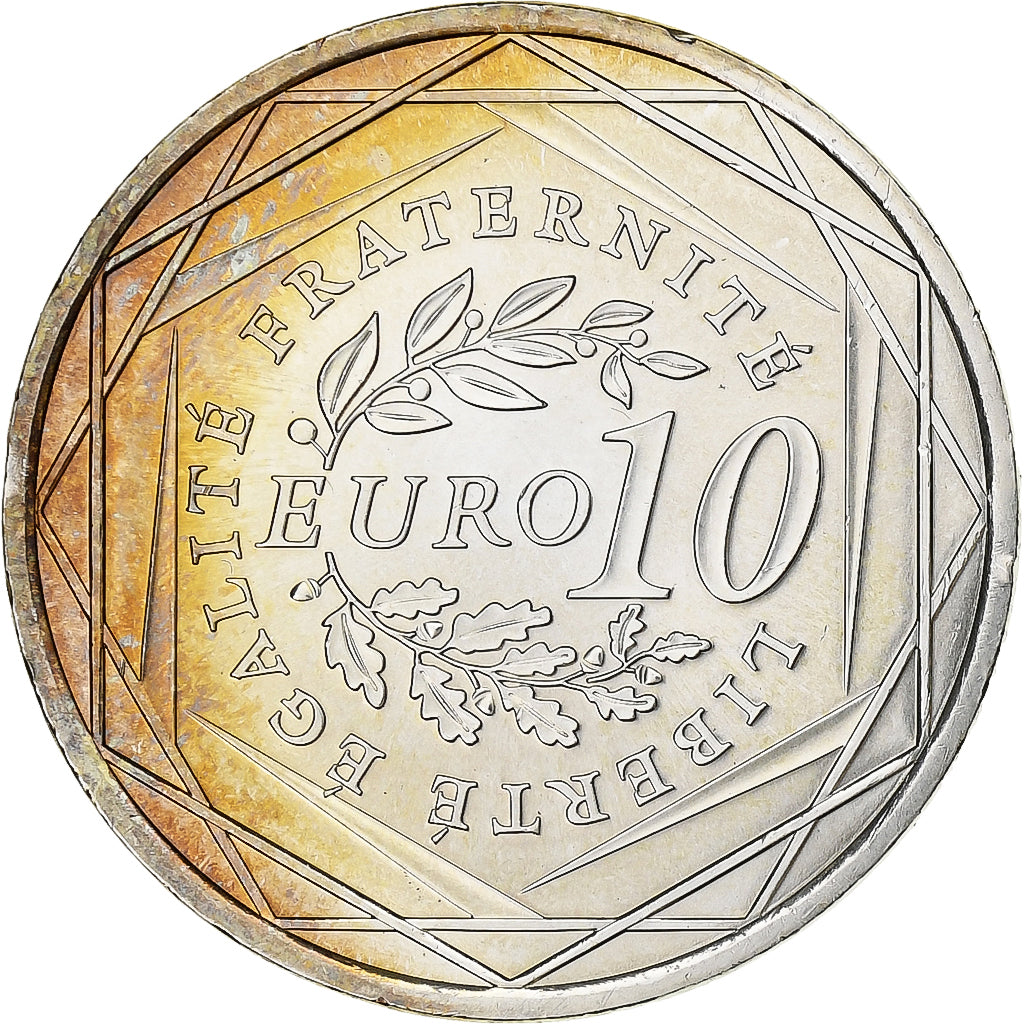France, 10 Euro, 2009, Silver, AU(55-58), Gadoury:EU337, KM:1580