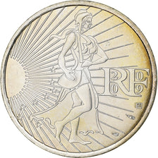France, 10 Euro, 2009, Silver, MS(60-62), Gadoury:EU337, KM:1580