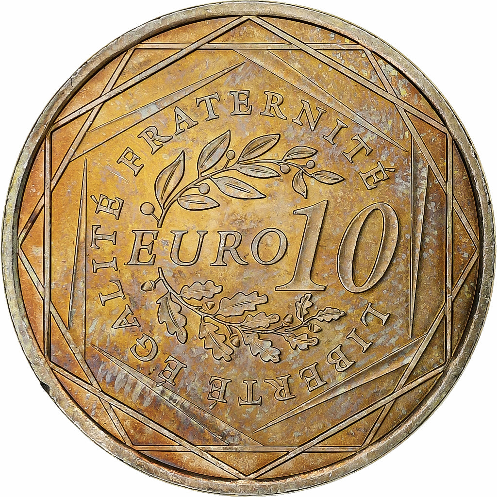 France, 10 Euro, 2009, Silver, MS(60-62), Gadoury:EU337, KM:1580