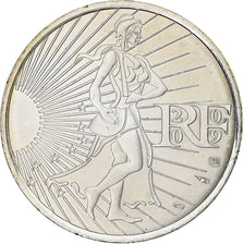 France, 10 Euro, 2009, Silver, MS(63), Gadoury:EU337, KM:1580
