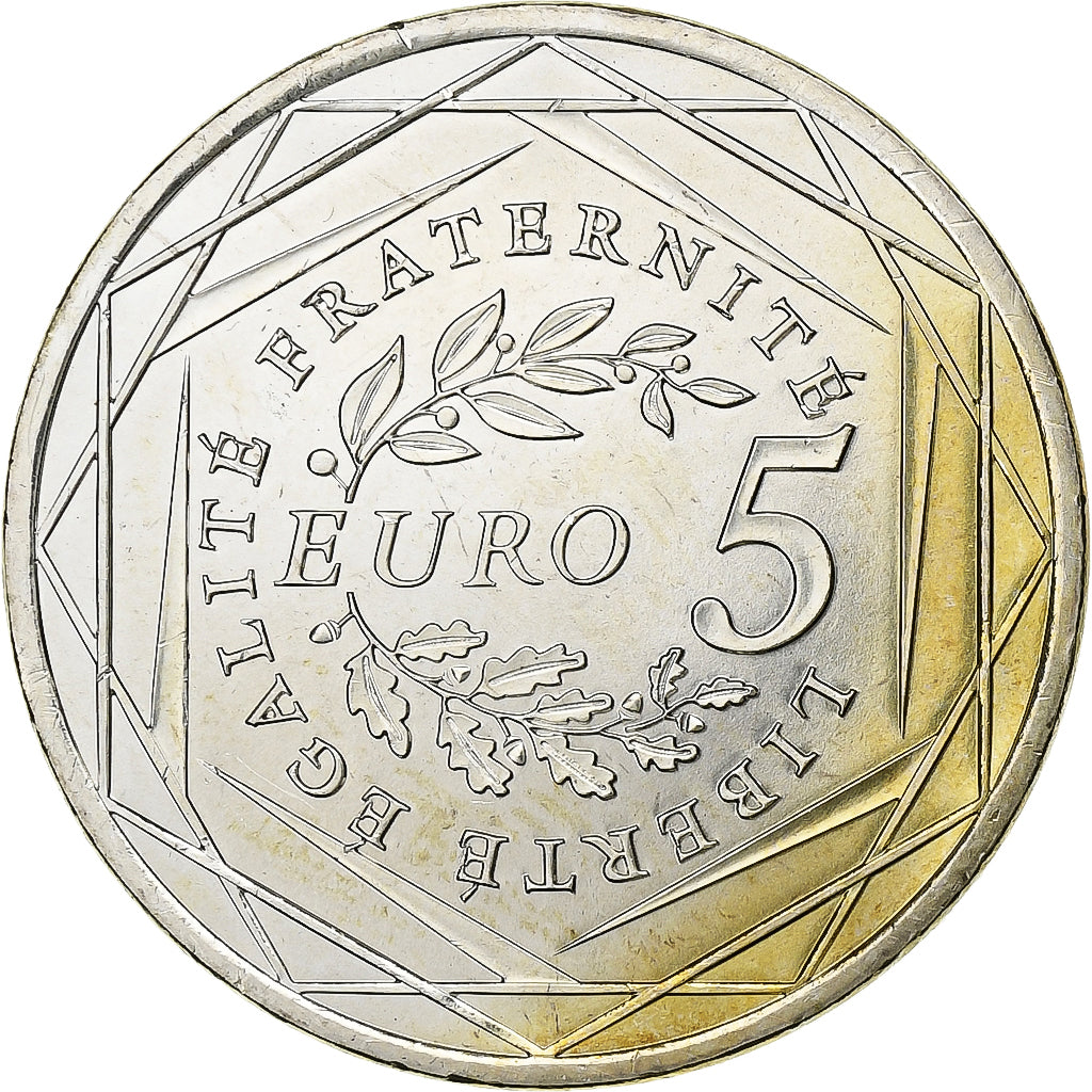 Francia, 5 Euro, Semeuse, 2008, Paris, Argento, SPL