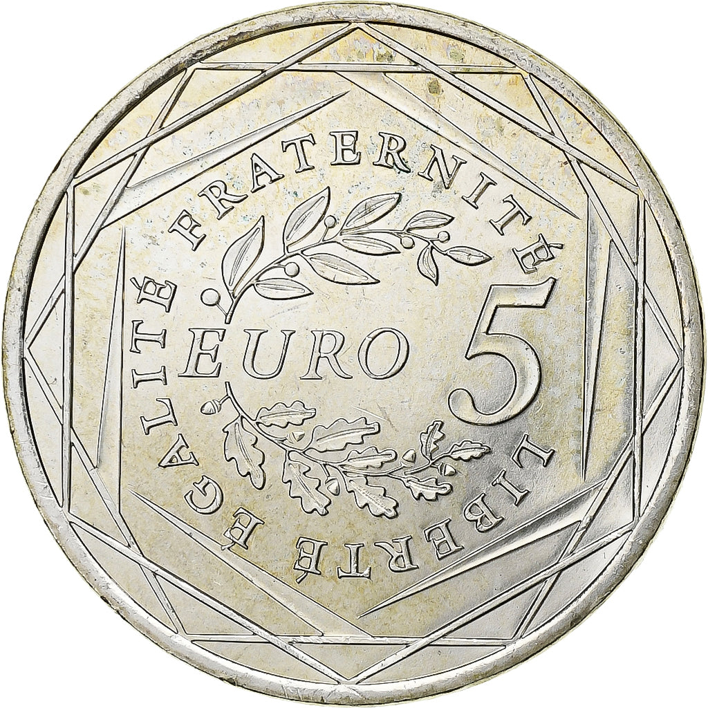 Frankreich, 5 Euro, Semeuse, 2008, Paris, Silber, UNZ+