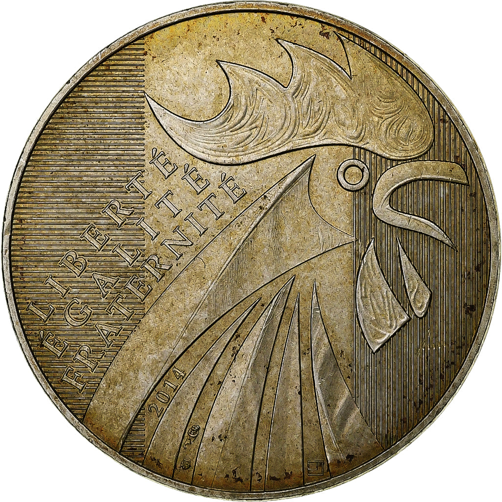 France, 10 Euro, 2014, Silver, AU(55-58), Gadoury:EU656