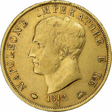Coin, ITALIAN STATES, KINGDOM OF NAPOLEON, Napoleon I, 40 Lire, 1812, Milan