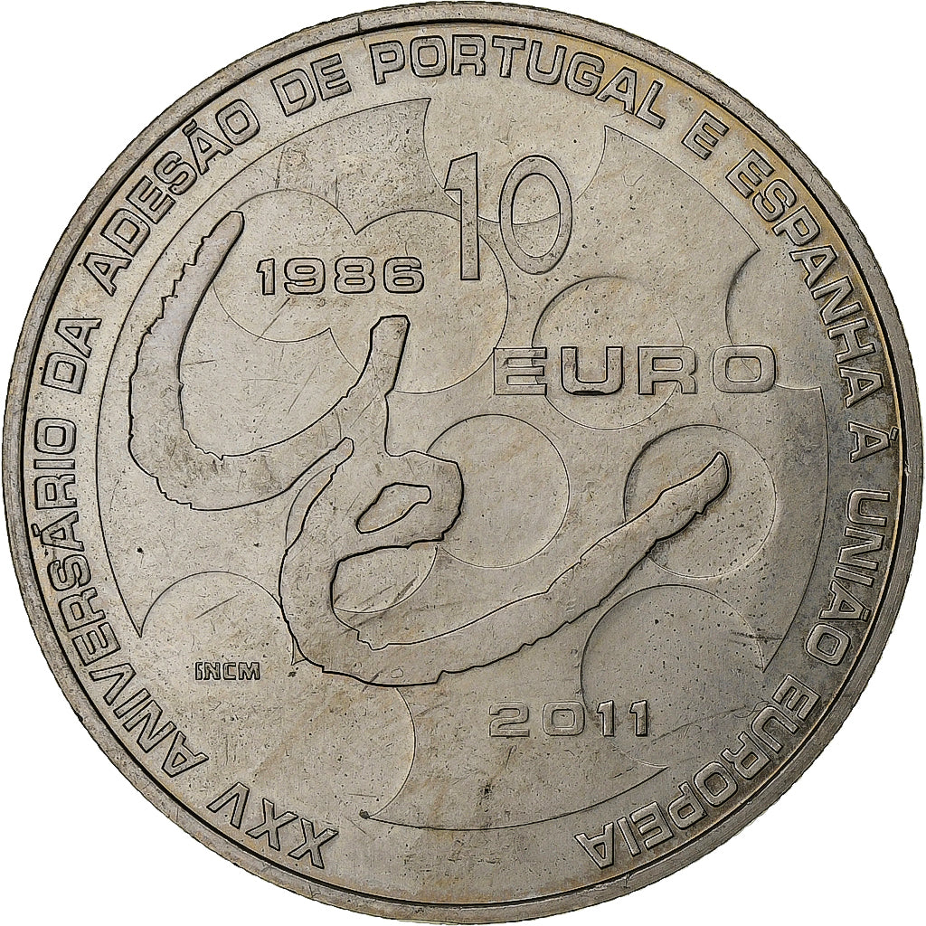 Portogallo, 10 Euro, 2011, Lisbon, Rame-nichel, SPL-, KM:808