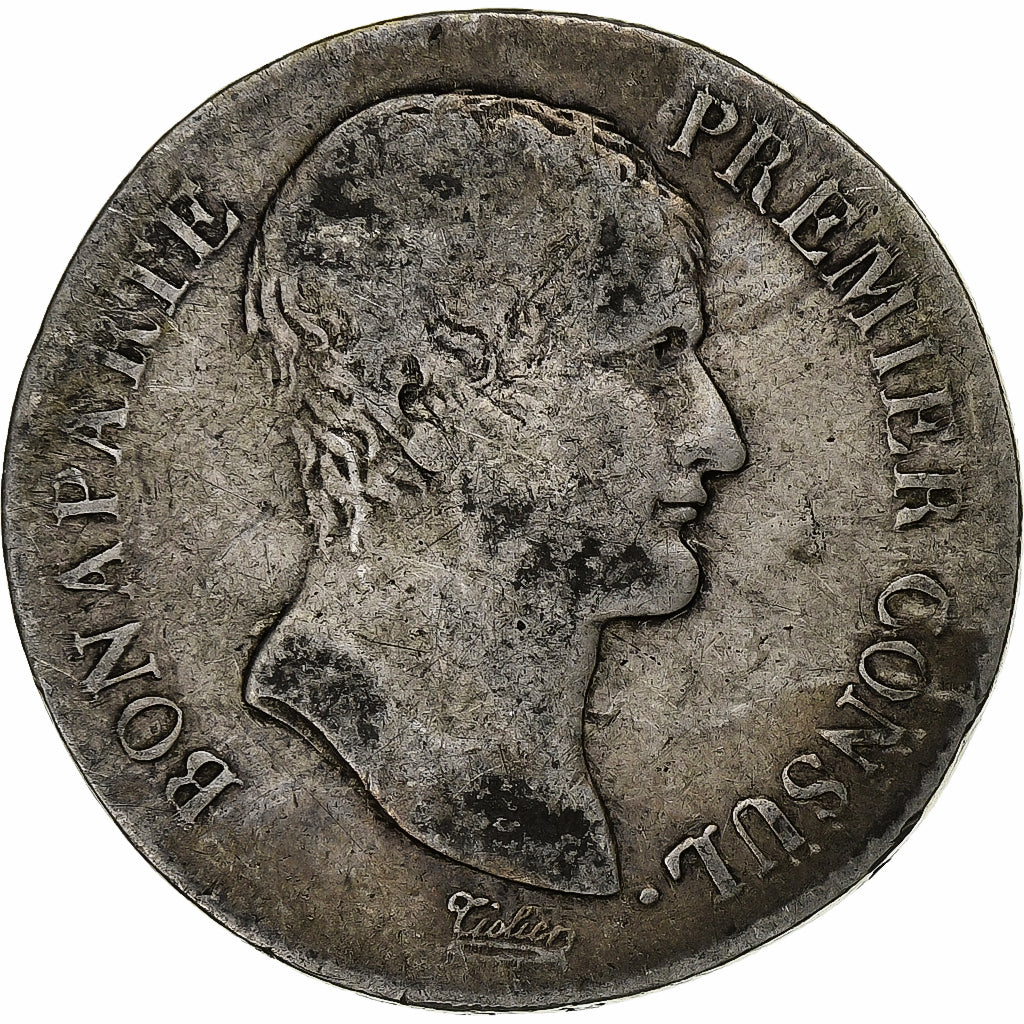 Francia, 5 Francs, Napoléon I, An 12 (1804), Toulouse, Argento, MB