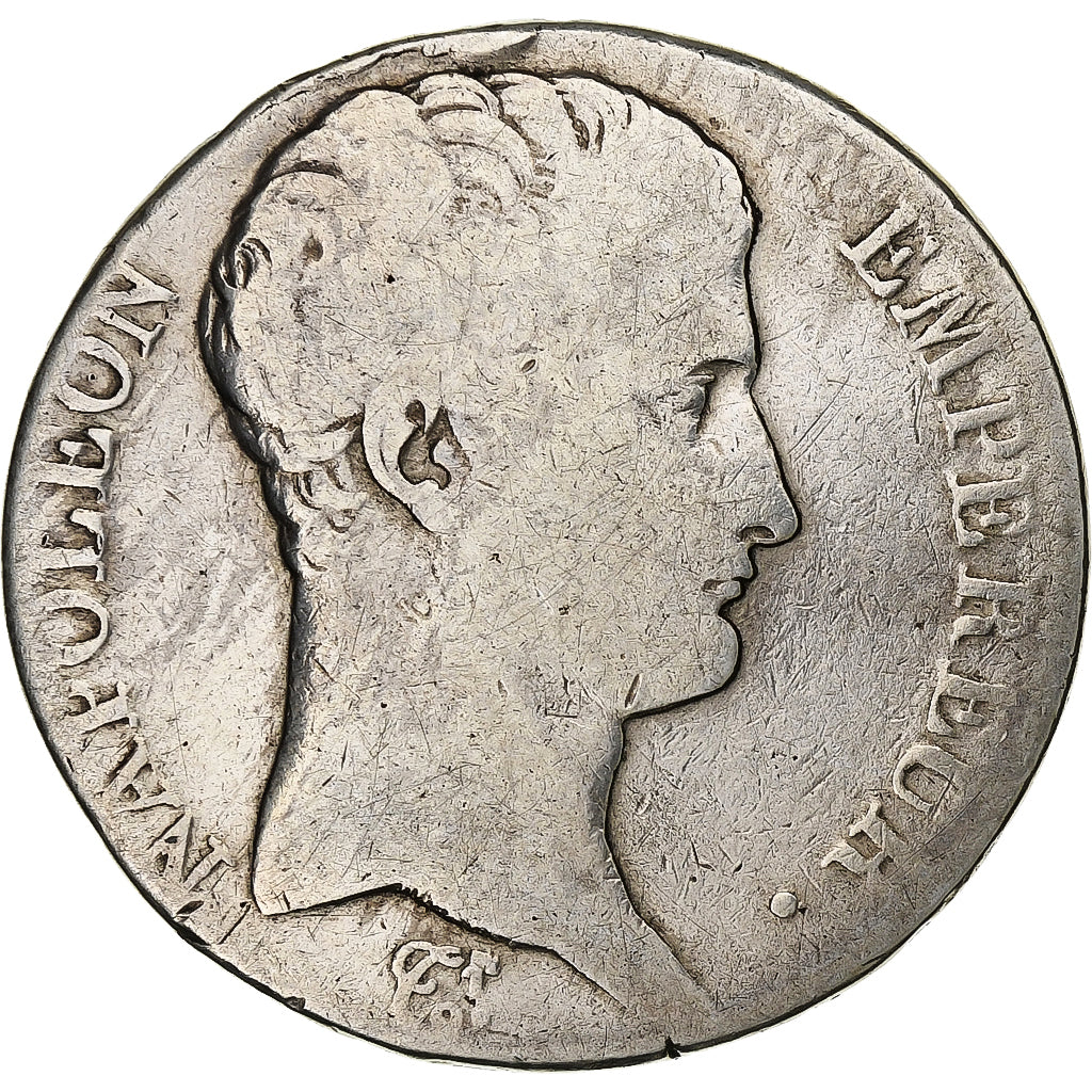 Münze, Frankreich, Napoléon I, 5 Francs, AN 13, Toulouse, SGE+, Silber
