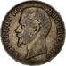 France, Napoleon III, 5 Francs, 1856, Lyon, Silver, VF(20-25), Gadoury:734, Le