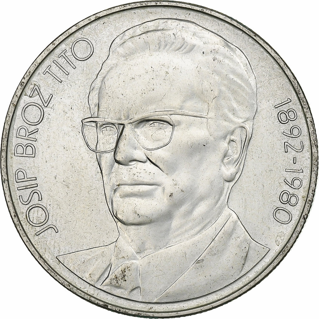 Yugoslavia, 1000 Dinara, 1980, Silver, AU(55-58), KM:78a