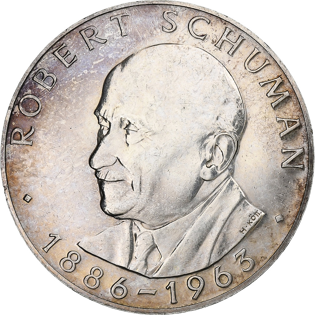 Francia, medaglia, Robert Schuman, Centre Européen d'études Burgondo-medianes