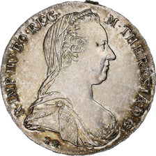 Austria, Maria Theresa, Thaler, 1780, Vienna, Restrike, Silver, AU(55-58)