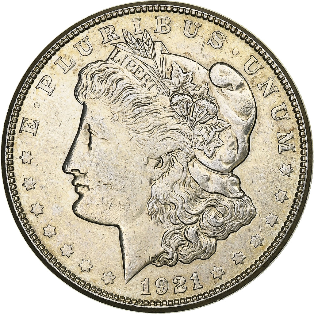 United States, Dollar, Morgan Dollar, 1921, San Francisco, Silver, EF(40-45)