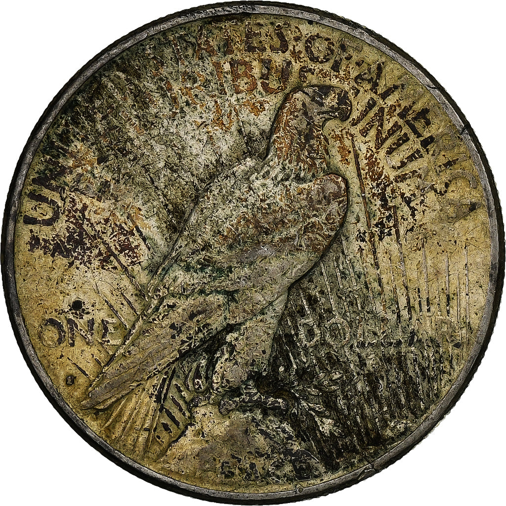 United States, Dollar, Peace Dollar, 1922, Philadelphia, Silver, VF(20-25)