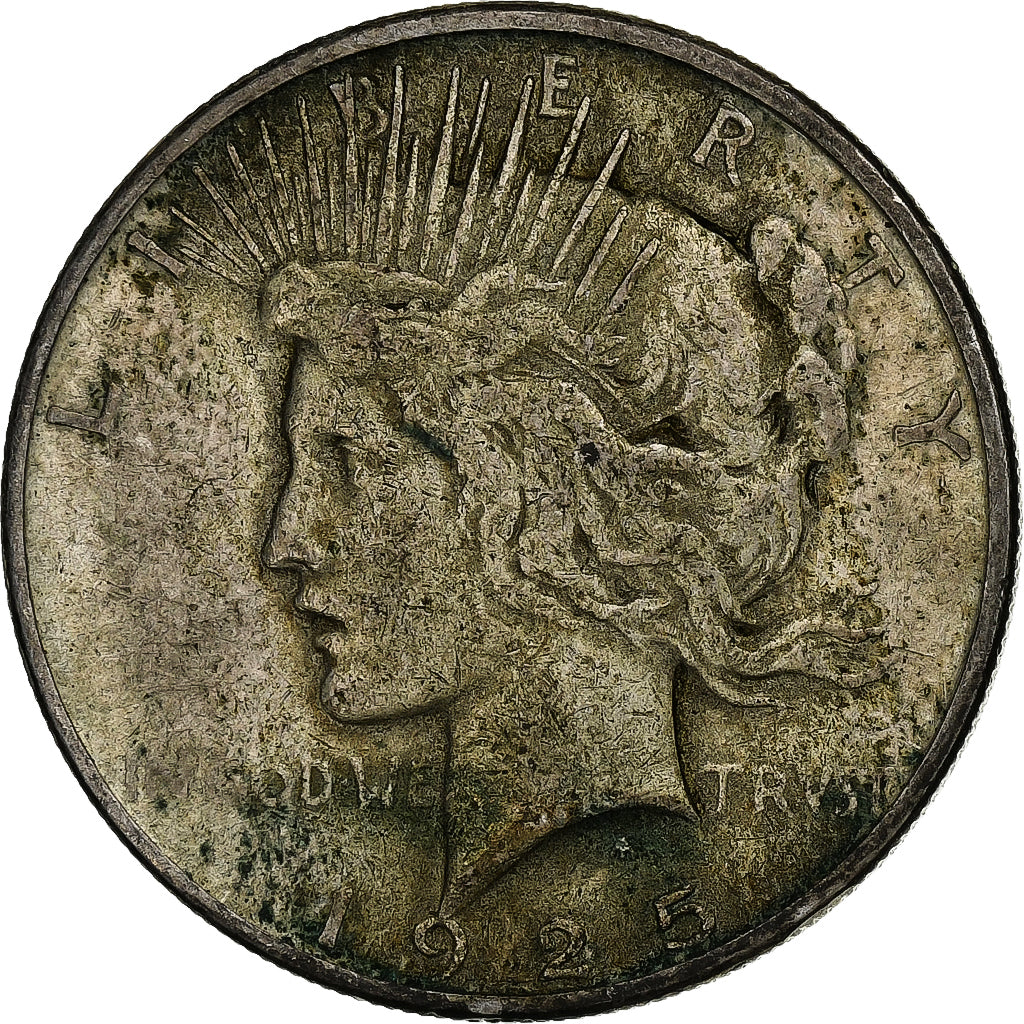 United States, Dollar, Peace Dollar, 1925, U.S. Mint, Silver, F(12-15), KM:150