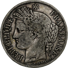 Francja, 5 Francs, Cérès, 1849, Paris, Srebro, VF(20-25), Gadoury:719