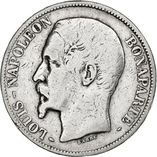 France, Louis-Napoléon Bonaparte, 5 Francs, 1852, Paris, VF(20-25), Silver