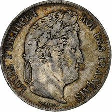 Munten, Frankrijk, Louis-Philippe, 5 Francs, 1837, Paris, FR, Zilver, KM:749.1