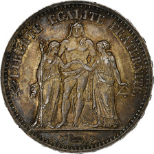 Moneta, Francia, Hercule, 5 Francs, 1874, Paris, SPL-, Argento, Gadoury:745a