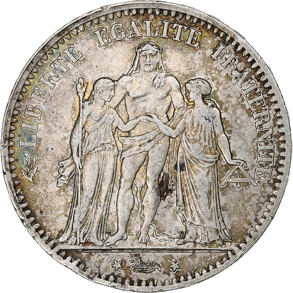 Monnaie, France, Hercule, 5 Francs, 1875, Paris, TTB, Argent, Gadoury:745a