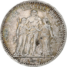 Monnaie, France, Hercule, 5 Francs, 1875, Paris, TTB, Argent, Gadoury:745a