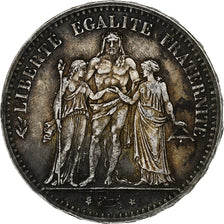 Monnaie, France, Hercule, 5 Francs, 1877, Paris, TB+, Argent, Gadoury:745a