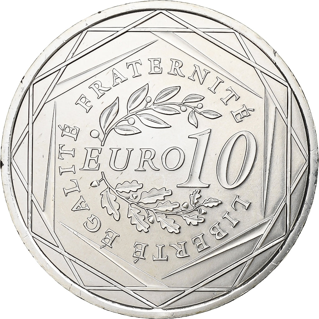 France, 10 Euro, 2009, Silver, MS(64), Gadoury:EU337, KM:1580