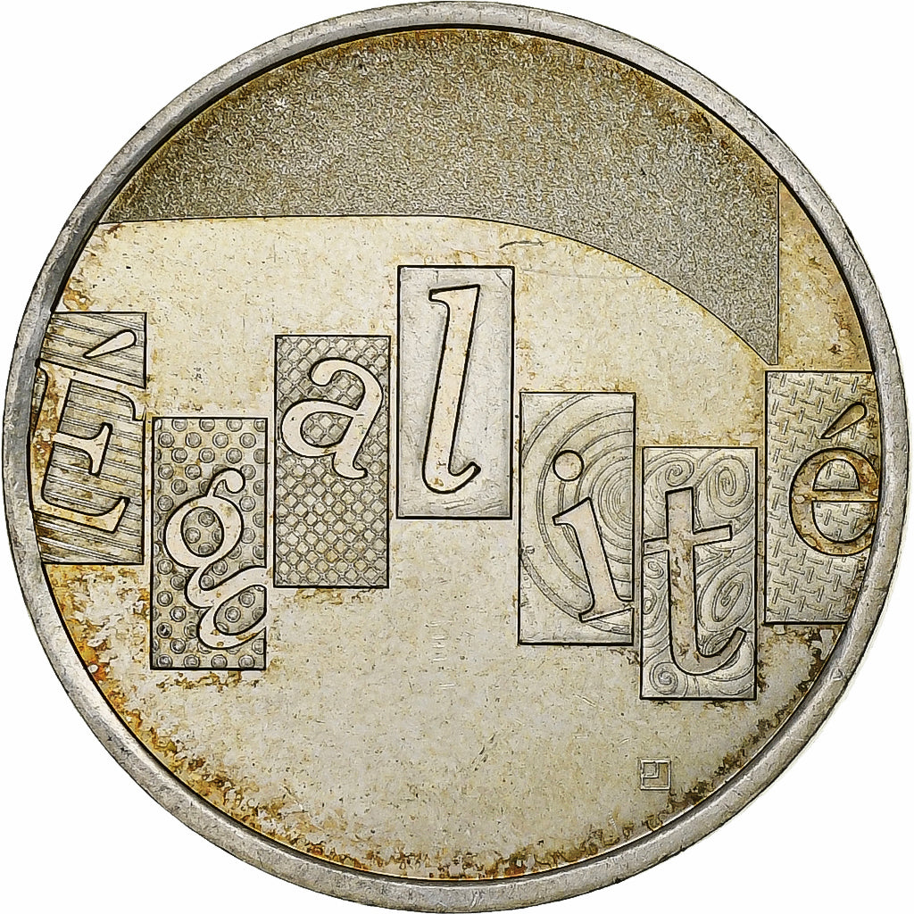 France, 5 Euro, Egalité, 2013, Paris, Argent, SUP