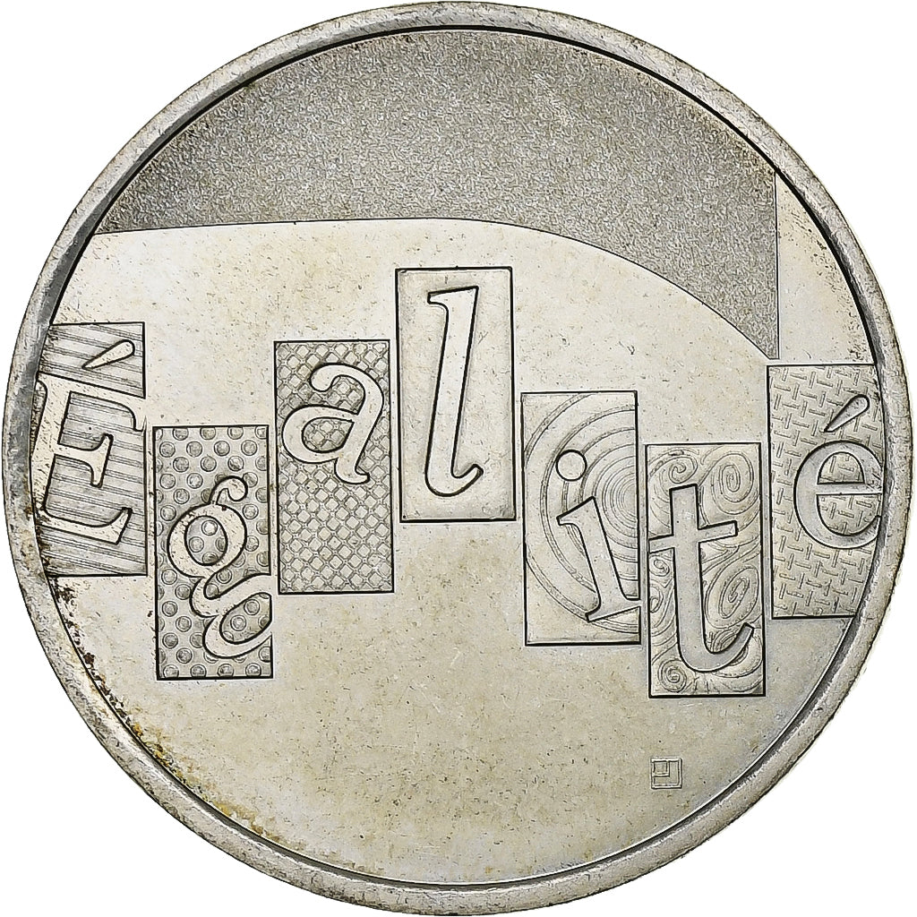 France, 5 Euro, Egalité, 2013, Paris, Silver, MS(60-62)