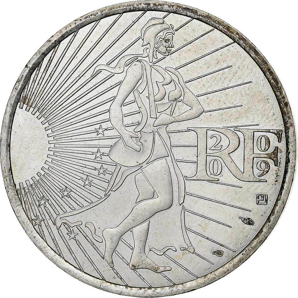 Frankrijk, 10 Euro, 2009, Zilver, PR, Gadoury:EU337, KM:1580