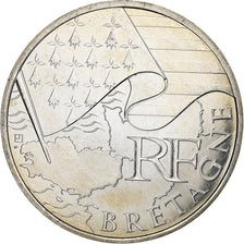 France, 10 Euro, Bretagne, 2010, Silver, MS(65-70), Gadoury:EU337, KM:1580