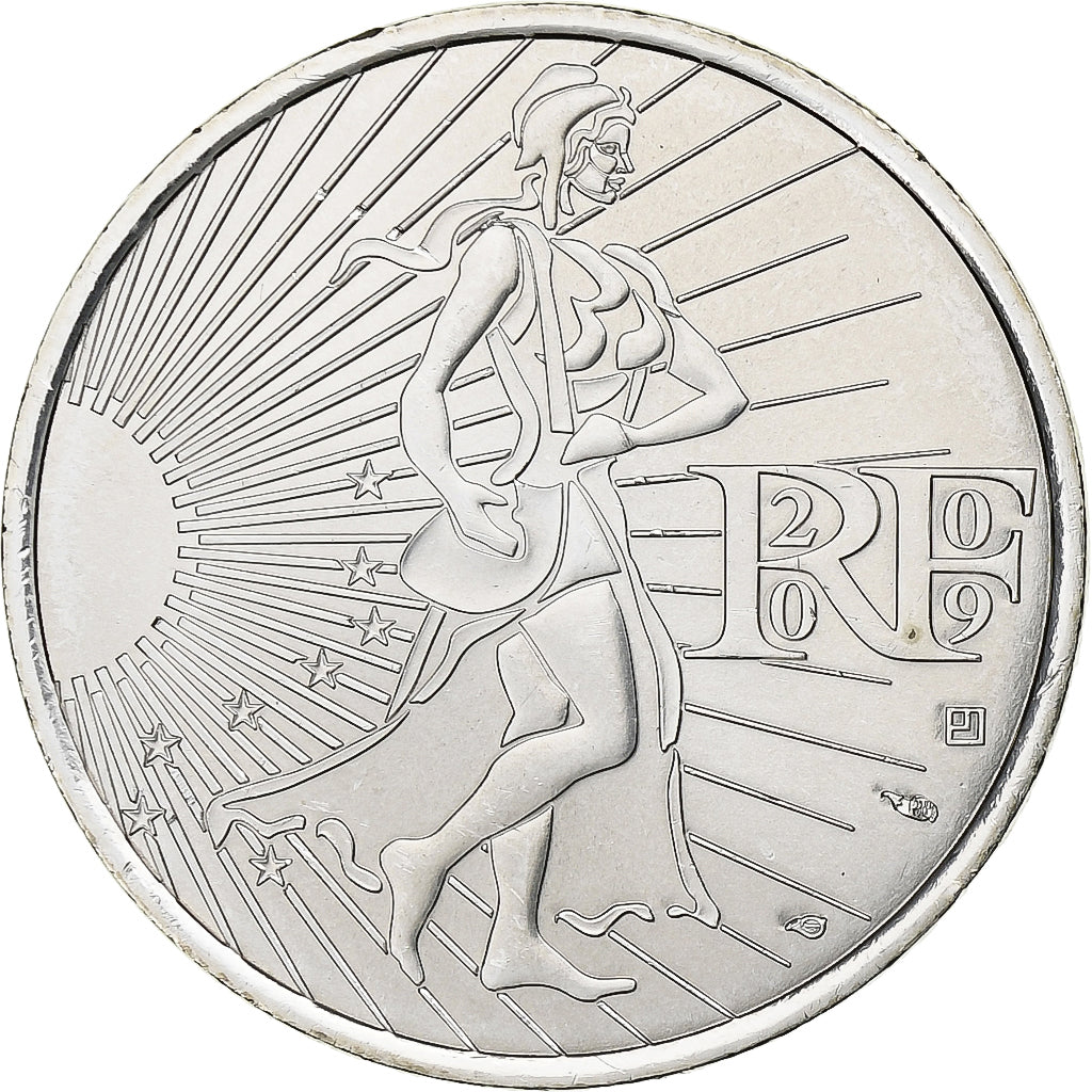 Francja, 10 Euro, 2009, Srebro, MS(65-70), Gadoury:EU337, KM:1580