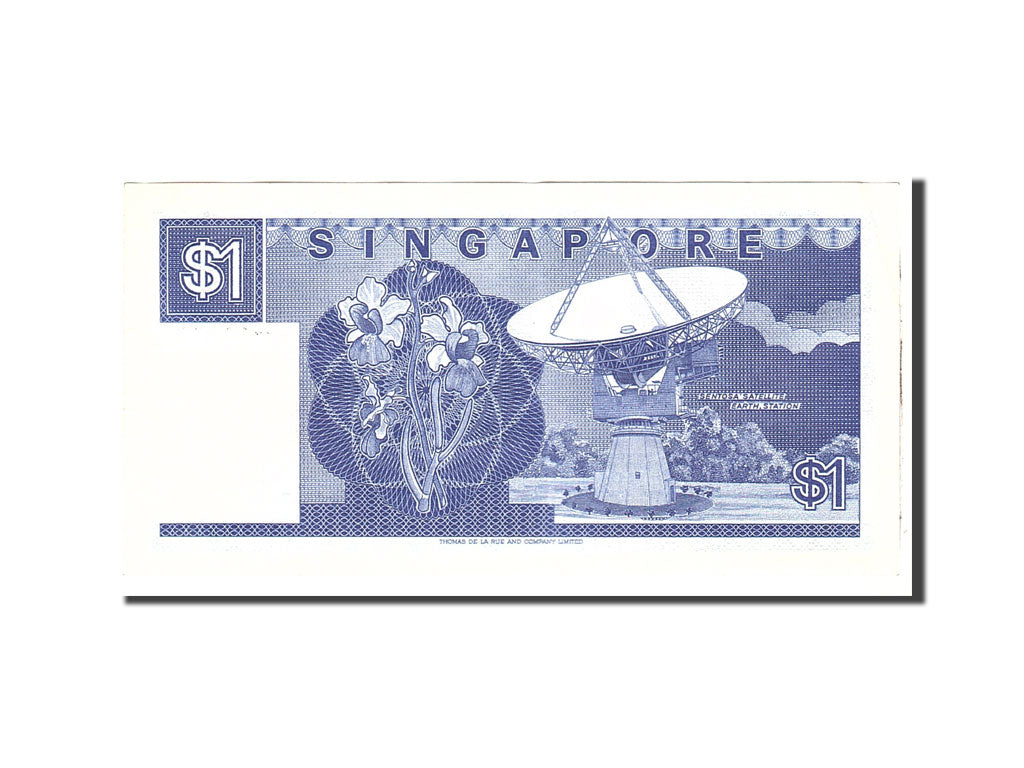 Banconote, Singapore, 1 Dollar, 1987, KM:18b, Undated, BB+