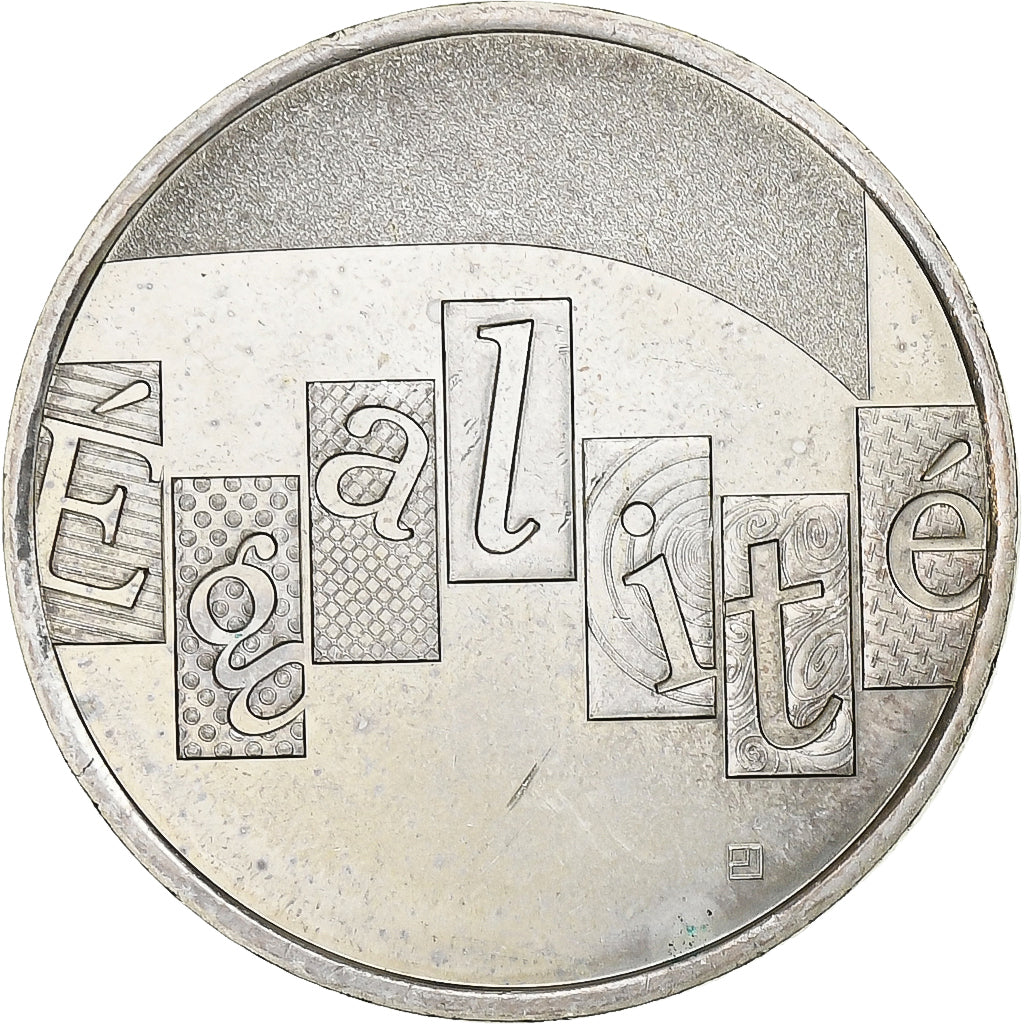 France, 5 Euro, Egalité, 2013, Paris, Silver, AU(50-53)