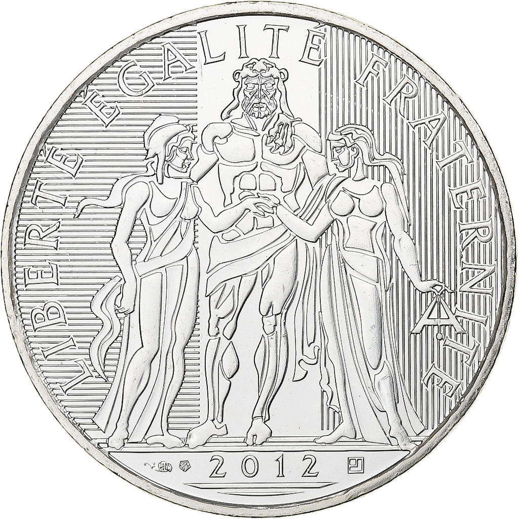 France, 10 Euro, 2012, Paris, Argent, SPL, Gadoury:EU 516, KM:2073