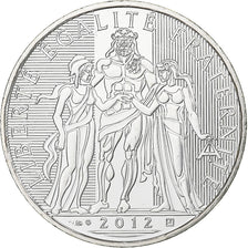 France, 10 Euro, 2012, Paris, Argent, SPL, Gadoury:EU 516, KM:2073
