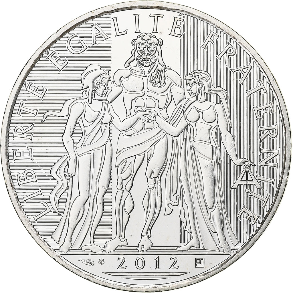 Frankreich, 10 Euro, 2012, Paris, Silber, UNZ+, Gadoury:EU 516, KM:2073
