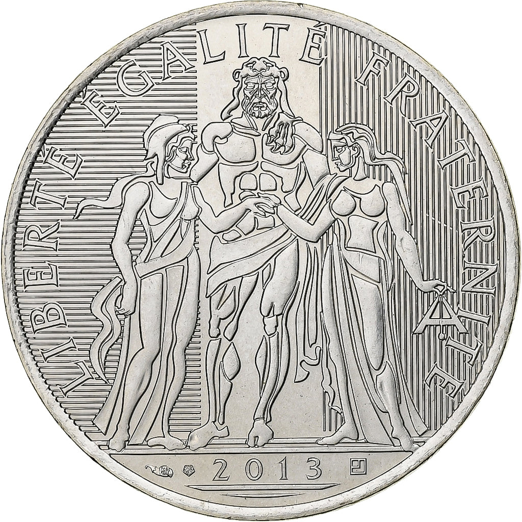 Frankreich, 10 Euro, Hercule, 2013, Paris, VZ+, Silber, Gadoury:EU590, KM:2073