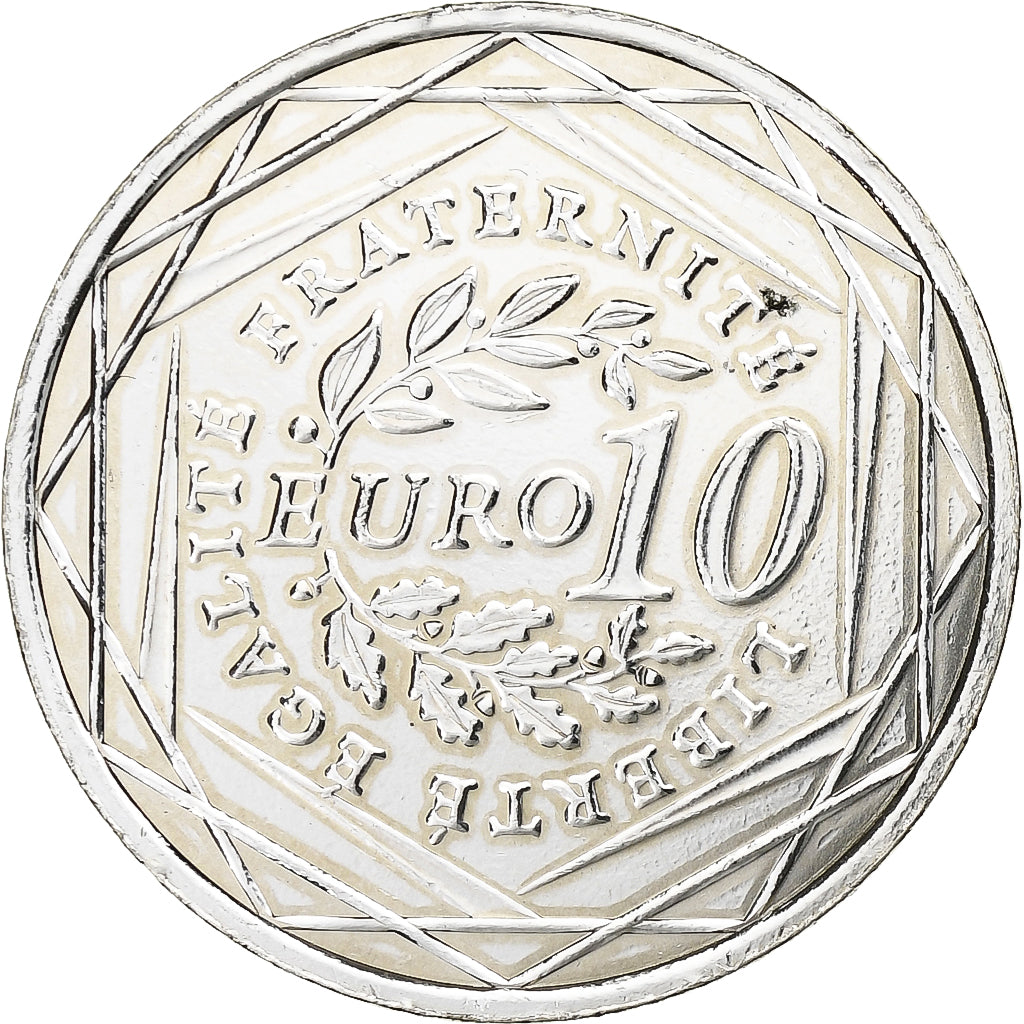 Francia, 10 Euro, 2009, Argento, MB+, Gadoury:EU337, KM:1580