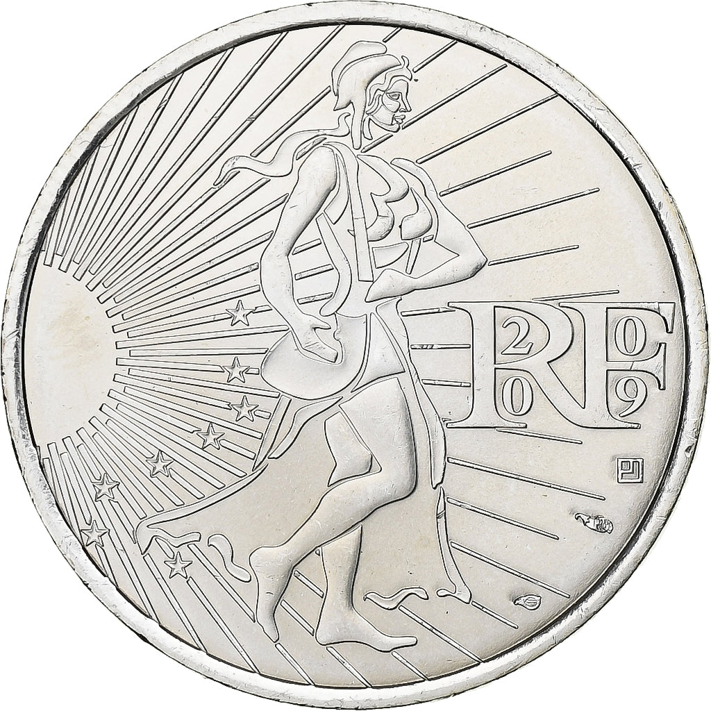 France, 10 Euro, 2009, Argent, SPL, Gadoury:EU337, KM:1580