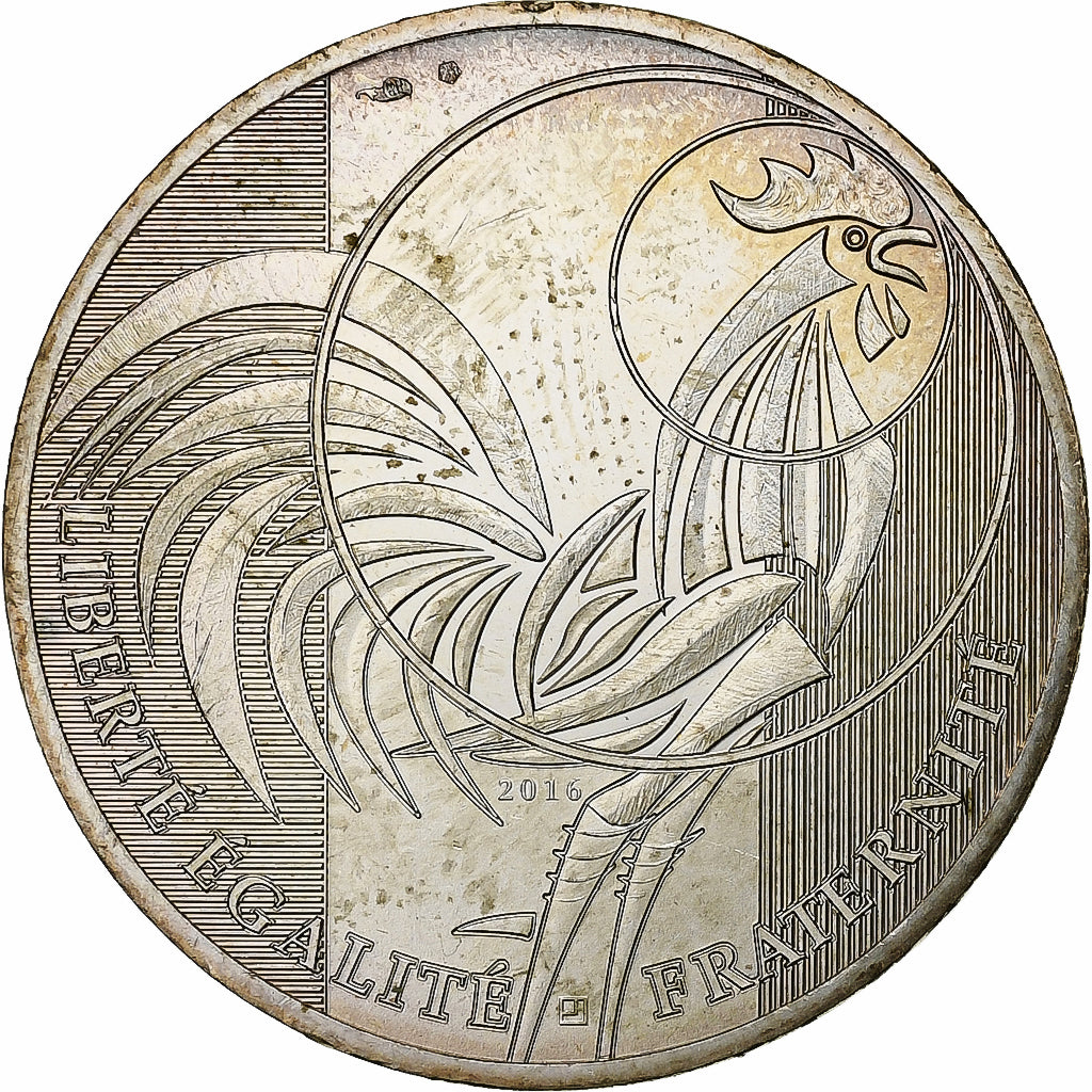 Francja, 10 Euro, 2016, Srebro, EF(40-45), Gadoury:EU797