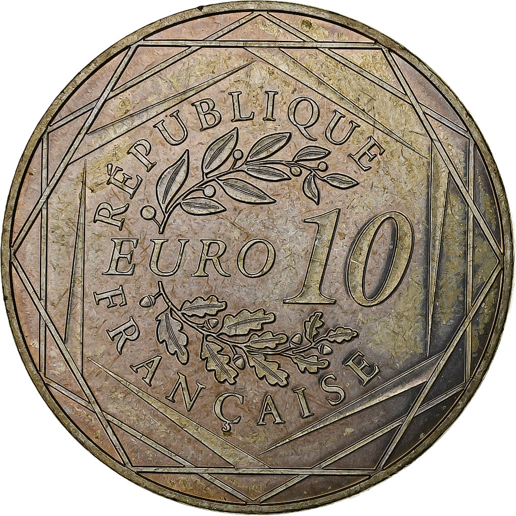Francja, 10 Euro, 2016, Srebro, EF(40-45), Gadoury:EU797