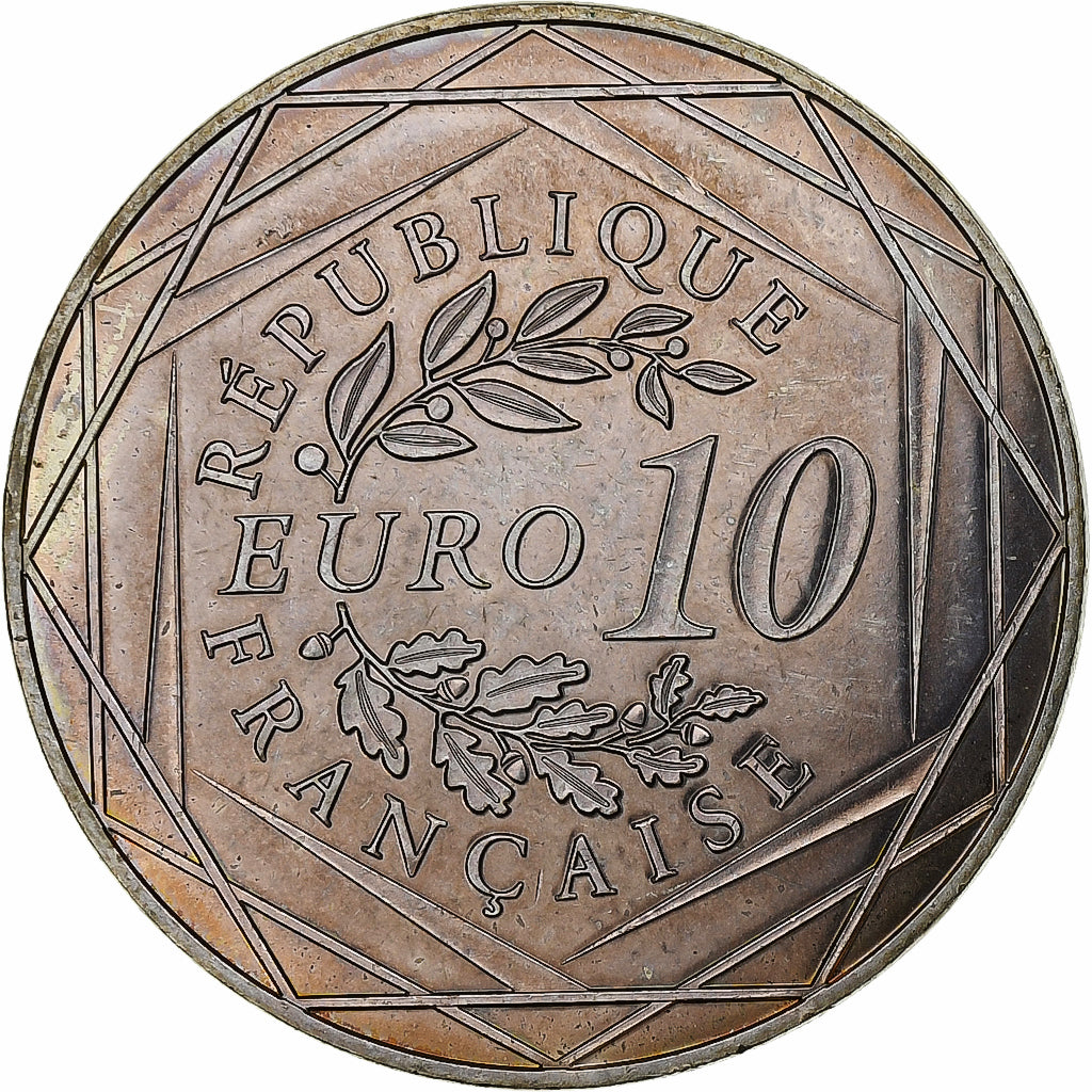France, 10 Euro, 2016, Argent, TTB+, Gadoury:EU797