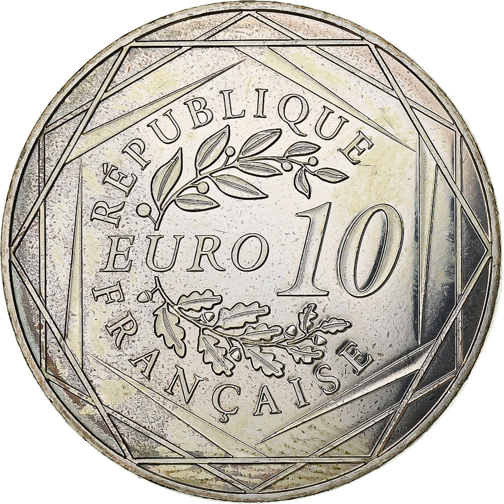 Francja, 10 Euro, 2016, Srebro, EF(40-45), Gadoury:EU797
