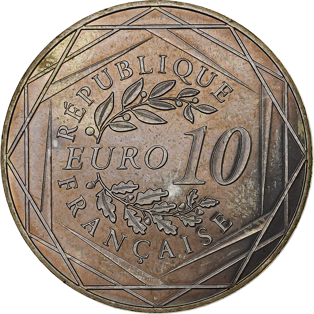 France, 10 Euro, 2016, Argent, TTB+, Gadoury:EU797