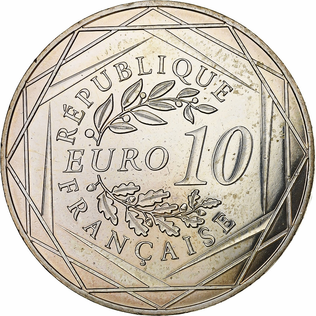 France, 10 Euro, 2016, Silver, AU(55-58), Gadoury:EU797