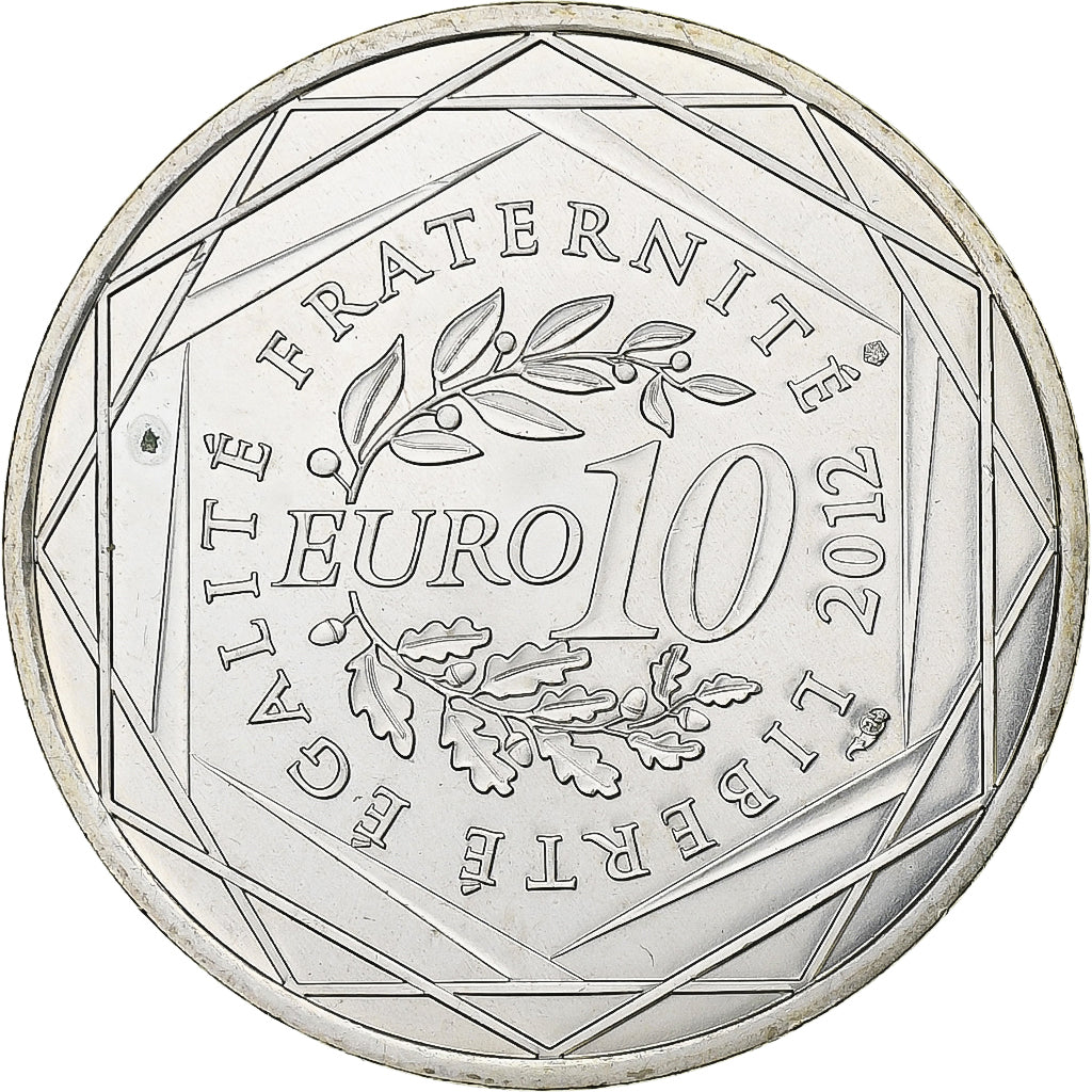 France, 10 Euro, 2012, Paris, Ile De France, SPL, Argent, KM:1875