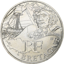 France, 10 Euro, Bretagne, 2012, Paris, Silver, MS(64), Gadoury:EU514, KM:1866